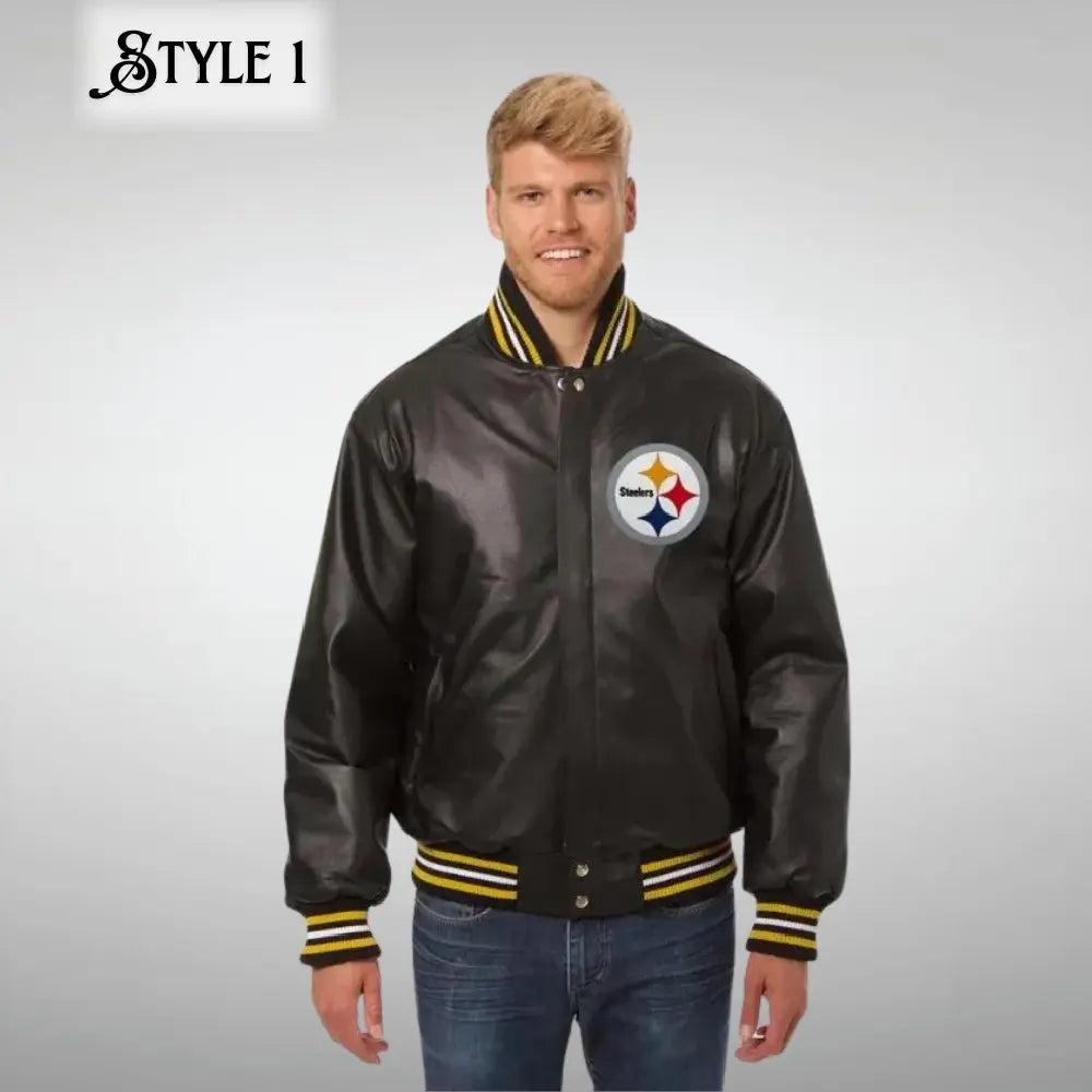 Pittsburgh Steelers Leather Jacket
