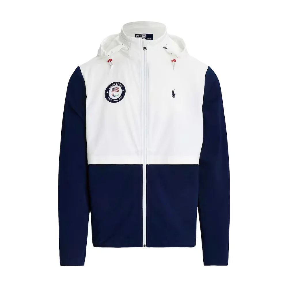 Ralph Lauren US Paralympics Paris 2024 Paralympics Blue and White Hoodie