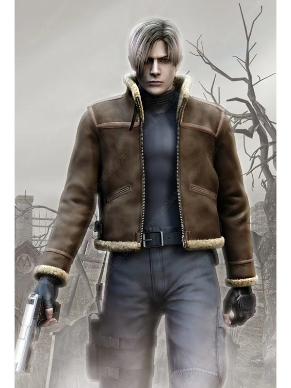 Brown Leon Kennedy Jacket
