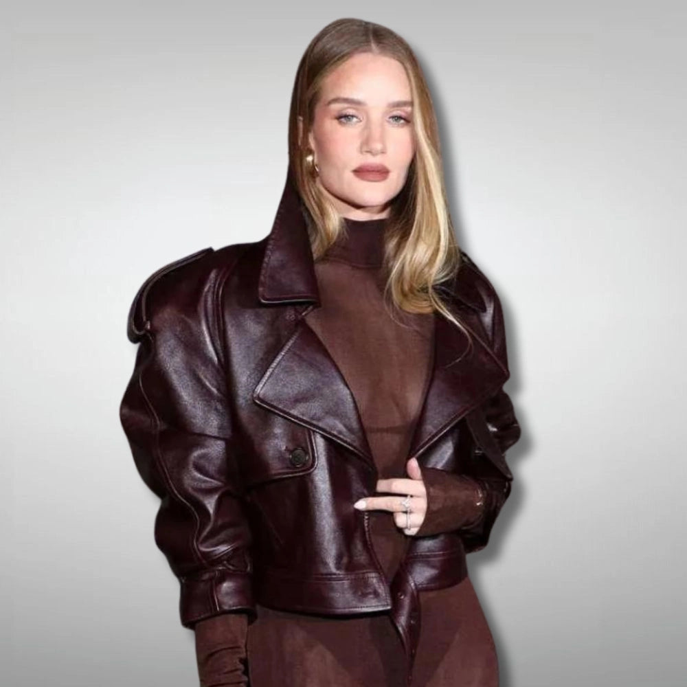 RosieHuntingtonWhiteleyPFWBrownJacket