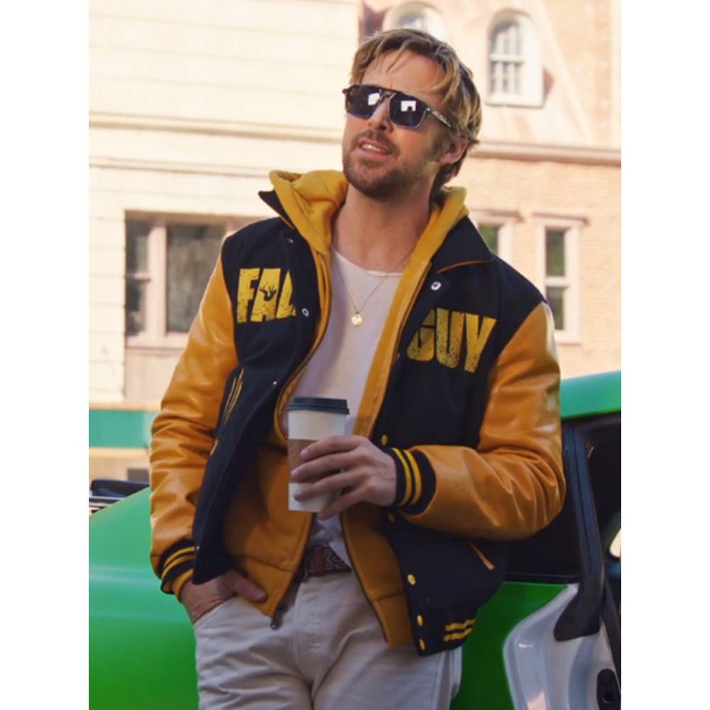 Black and Yellow Fall guy Jacket