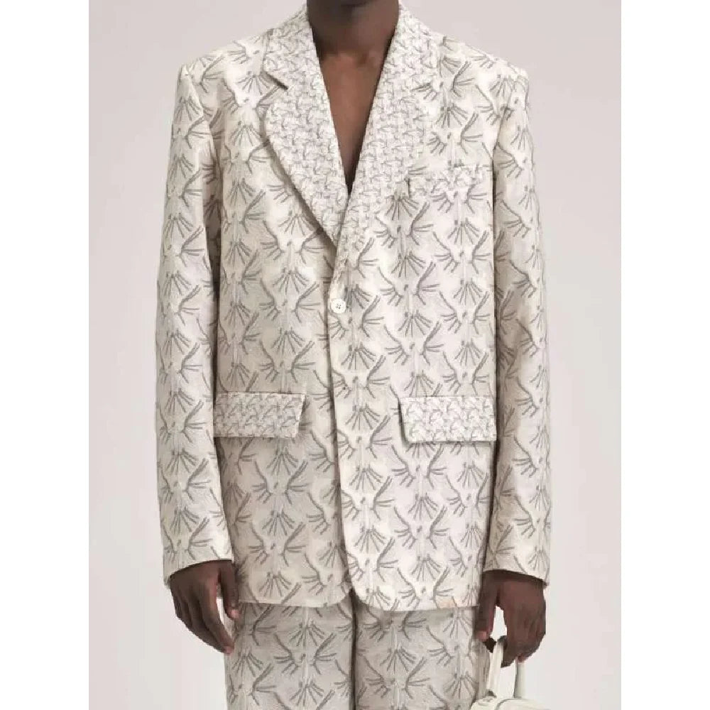 Printed Tulle Blazer Samuel Arnold