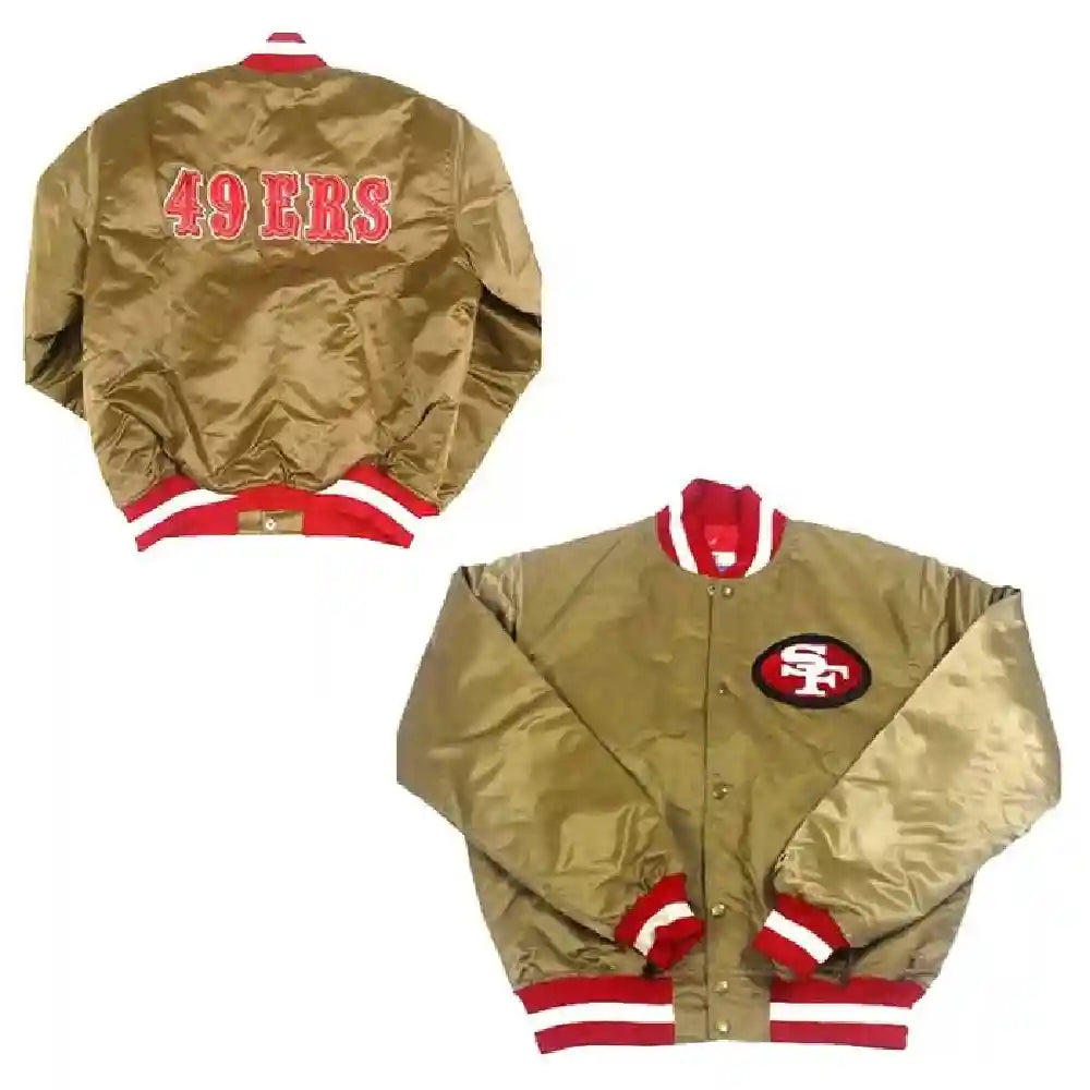 Golden San Francisco 49ers Jacket
