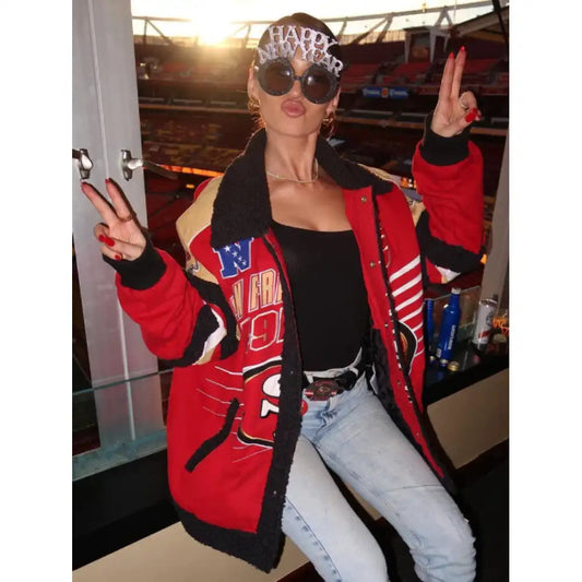 San Francisco 49ers suede jacket
