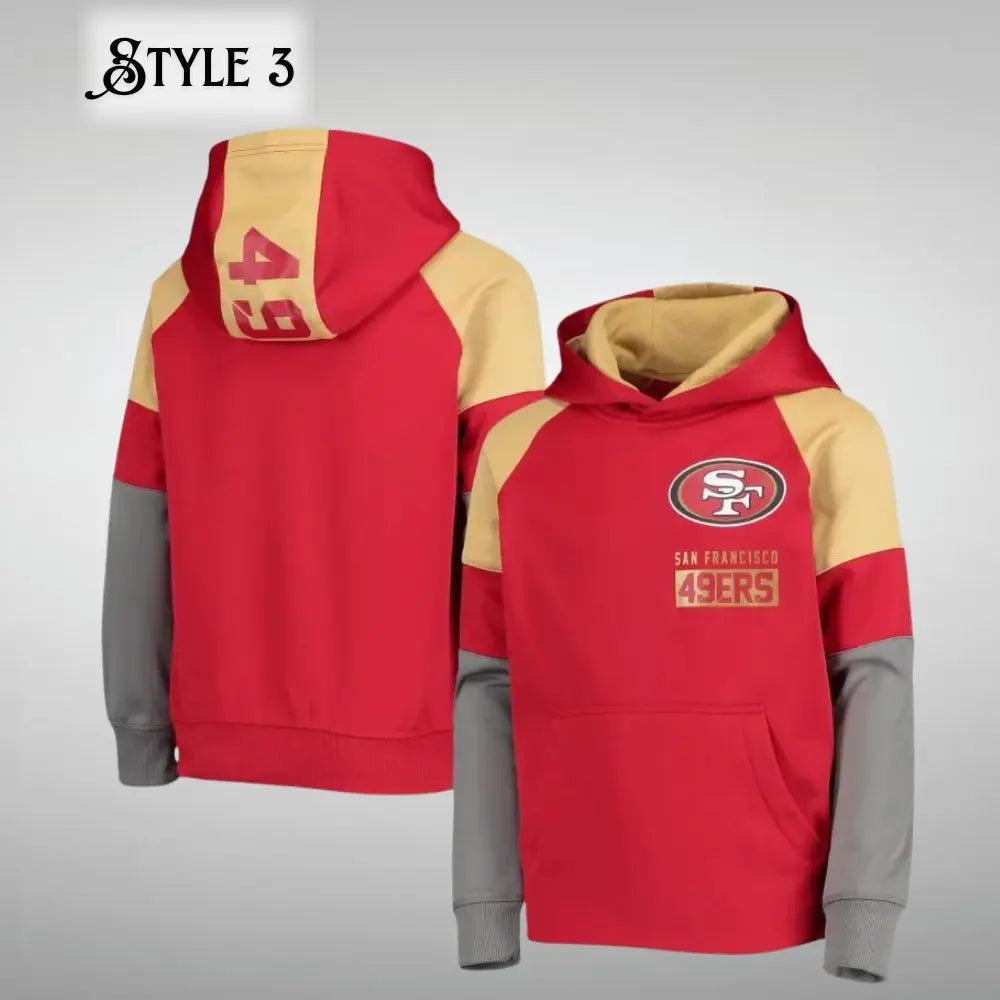 Red San Francisco 49ers Youth Hoodie