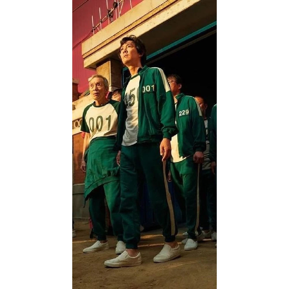 Squad Game Green and White 2021 Tracksuit