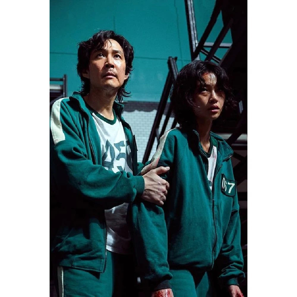 Squid Game 2021 Green and White Tracksuit