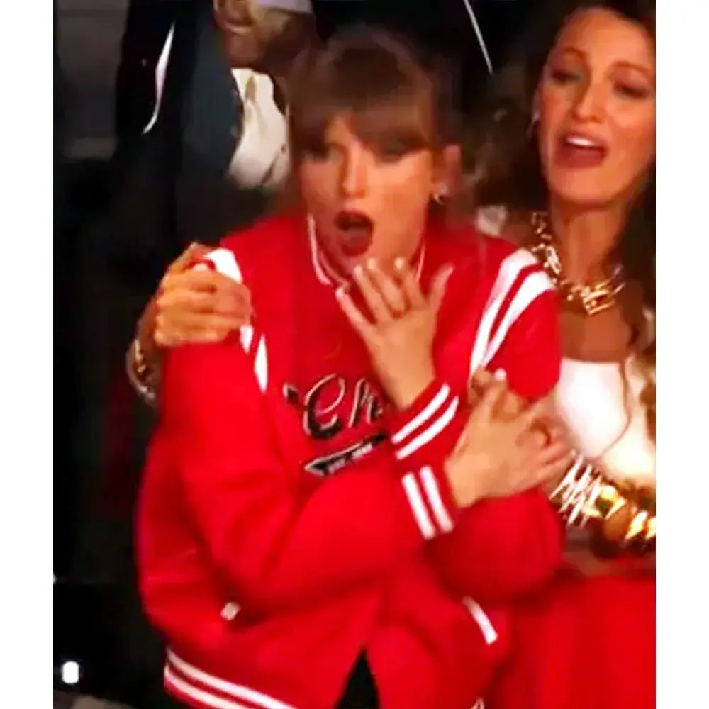 Kansas City Chiefs Taylor Swift Red Full Zip Jacket