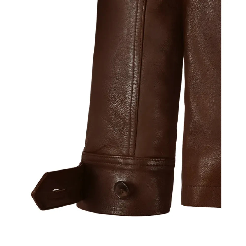 Dean Winchester brown leather jacket
