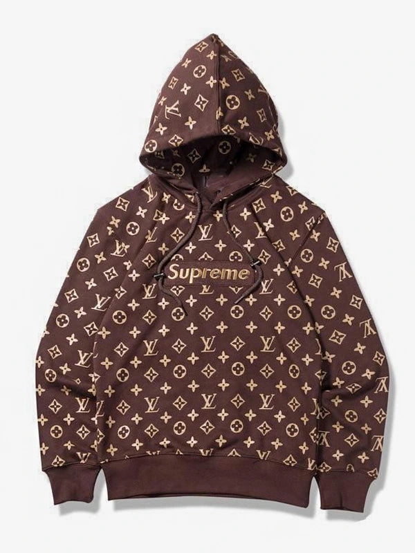 Louis Vuitton Brown Pullover Hoodie
