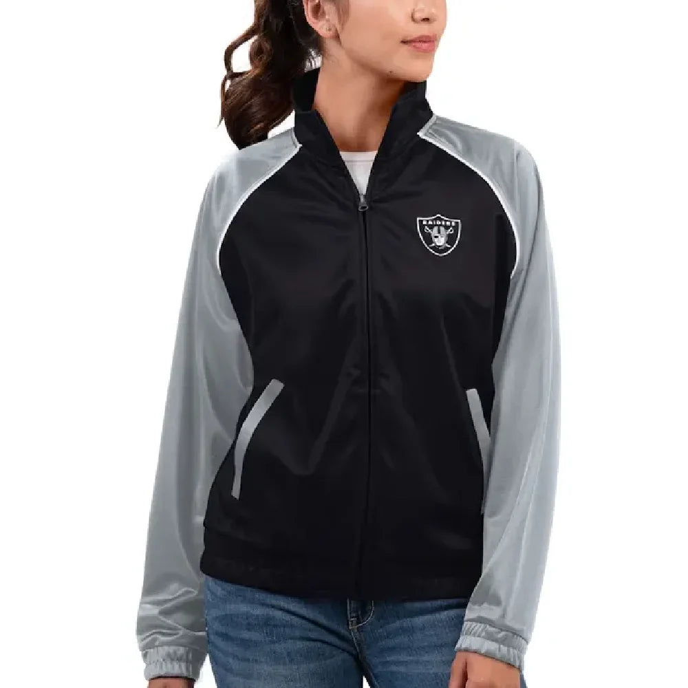 Sutton Las Vegas Raiders Track Jacket