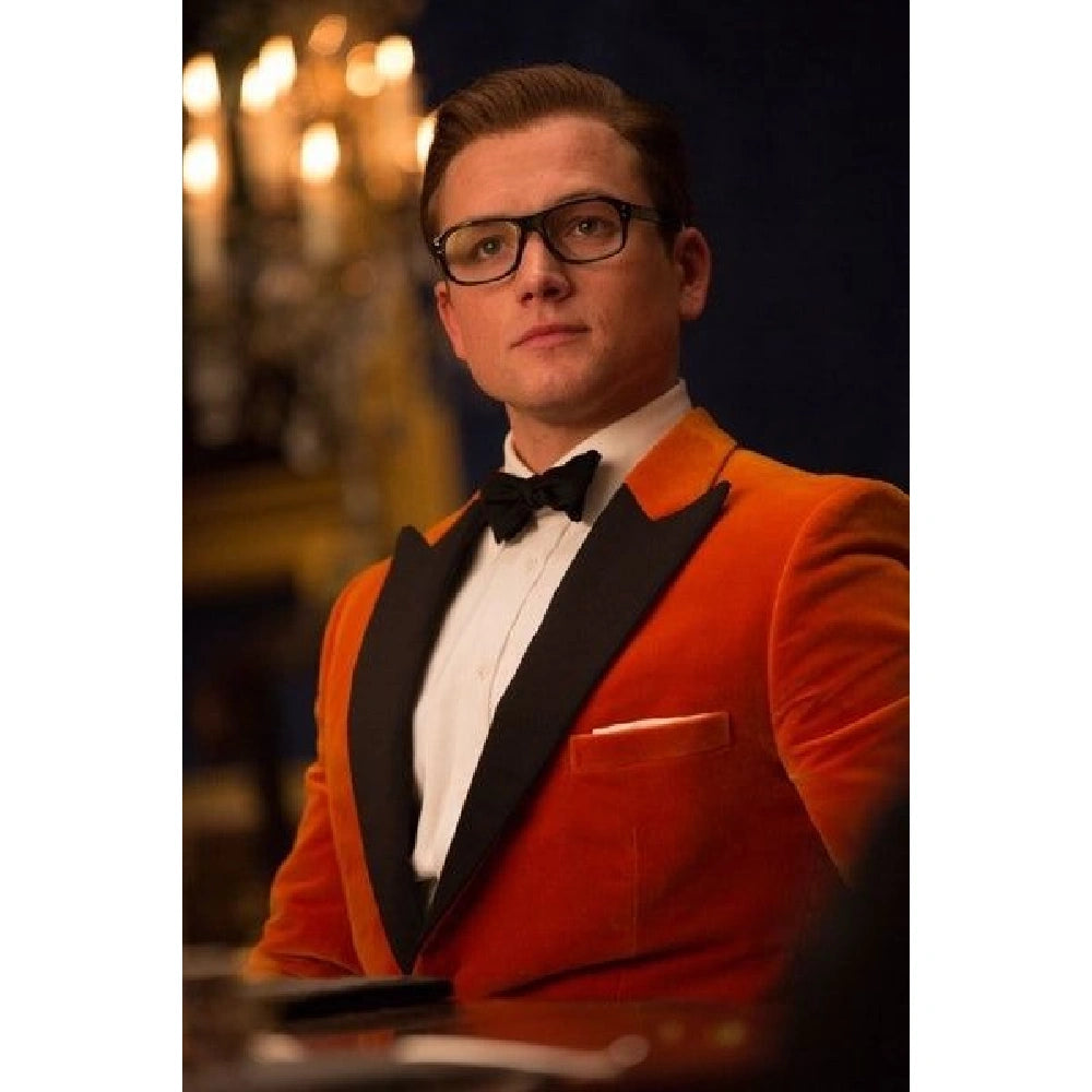 Kingsman Taron Egerton Coat
