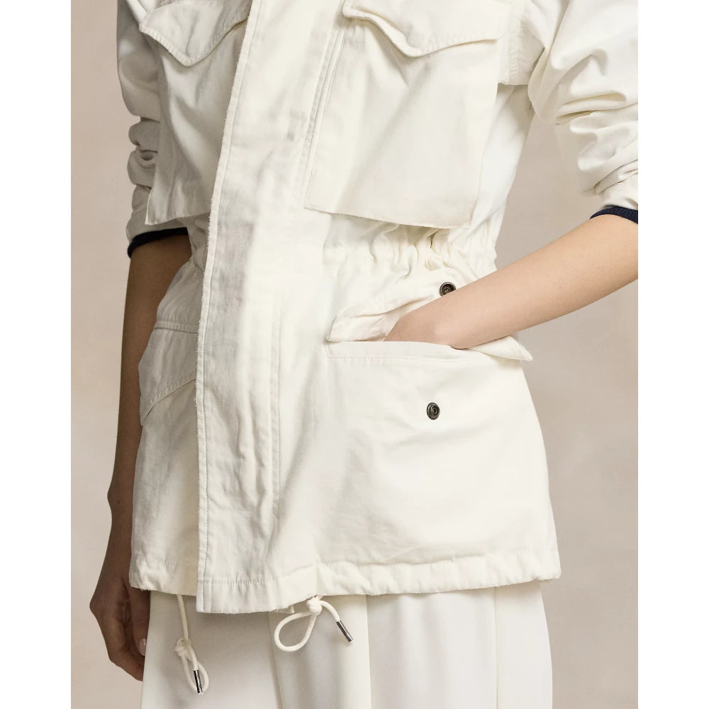 White twill field jacket Team USA
