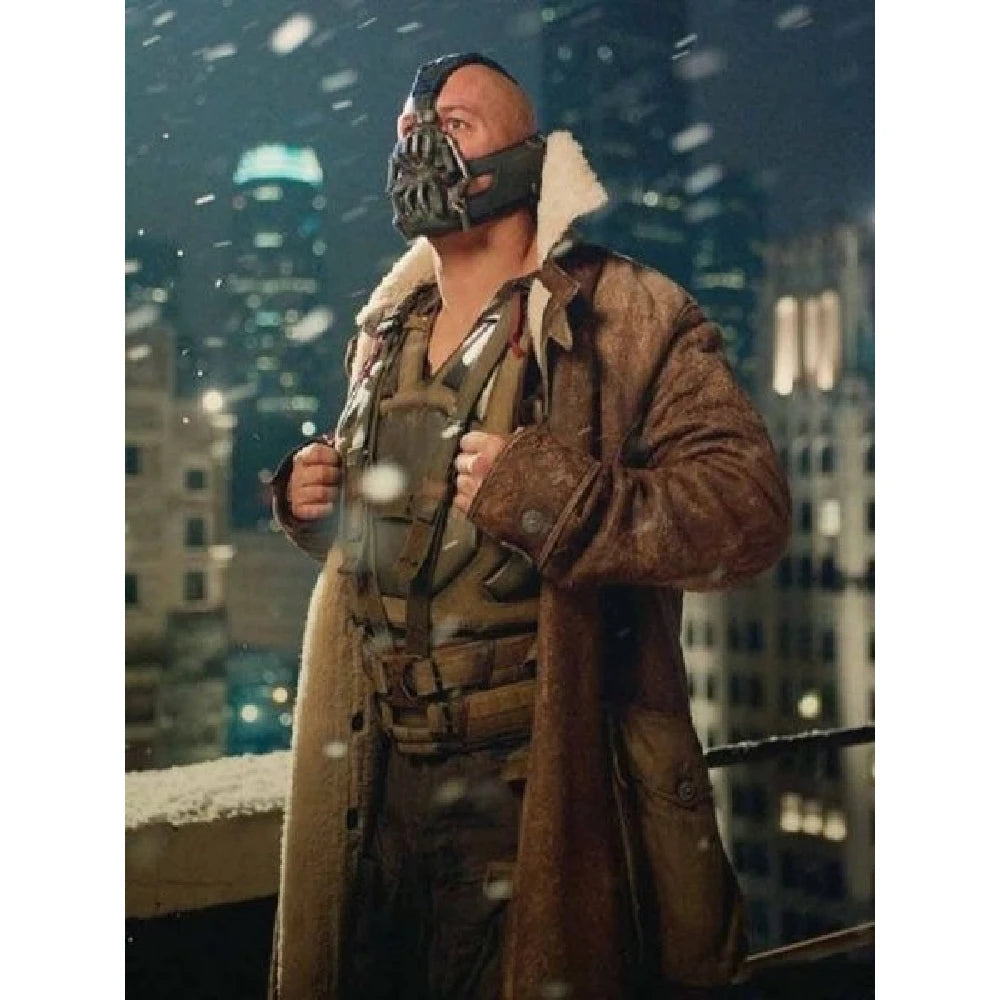 Batman The Dark Knight Rises Bane Brown Coat