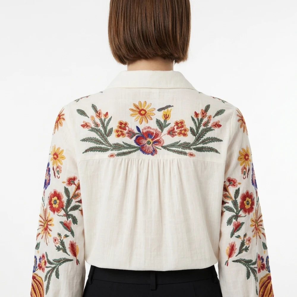 A Castle of Our Own 2026 Erica Cerra Floral Blouse