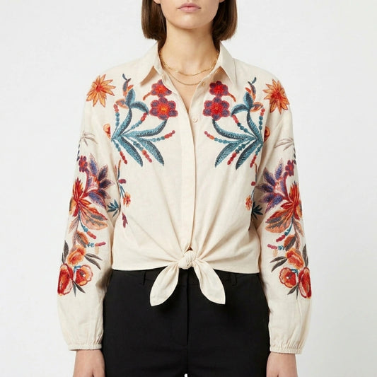 A Castle of Our Own 2026 Erica Cerra Floral Blouse