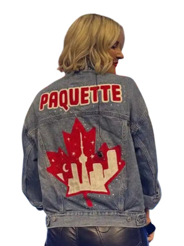 AEW All Out Toronto Renee Paquette Denim Jacket