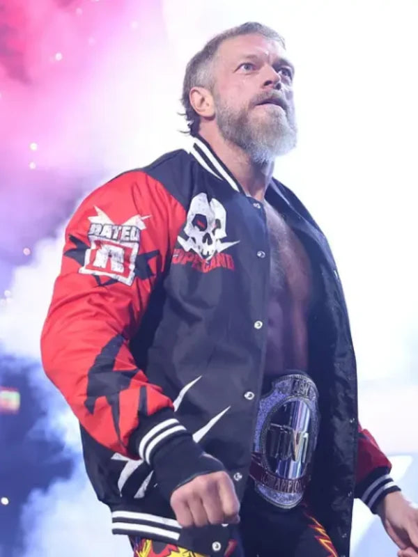 Adam Copeland AEW Entrance Varsity Jacket Rated-R Superstar