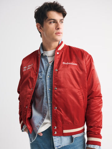 Abercrombie-Budweiser-Red-Varsity-Bomber-Jacket