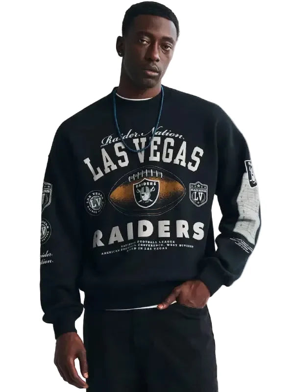 Abercrombie Raiders Black Sweatshirt