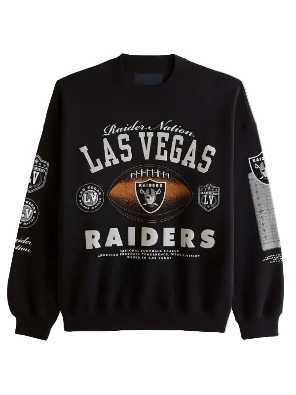Abercrombie Raiders Black Sweatshirt