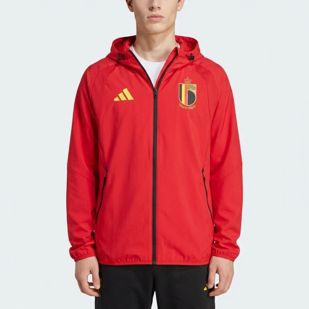 Adidas Belgium Tiro Tech Full Zip Windbreaker Jacket for Sale
