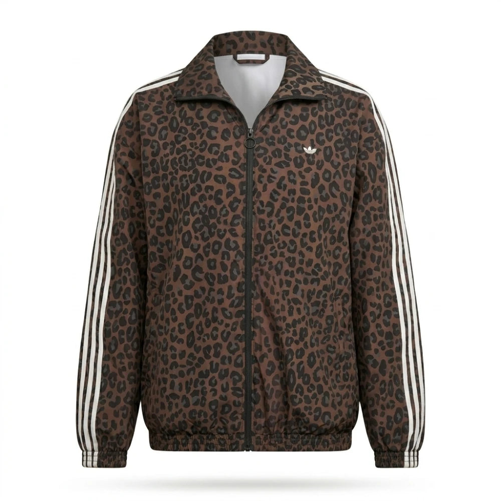 Adidas Leopard Firebird Oversized Track Jacket