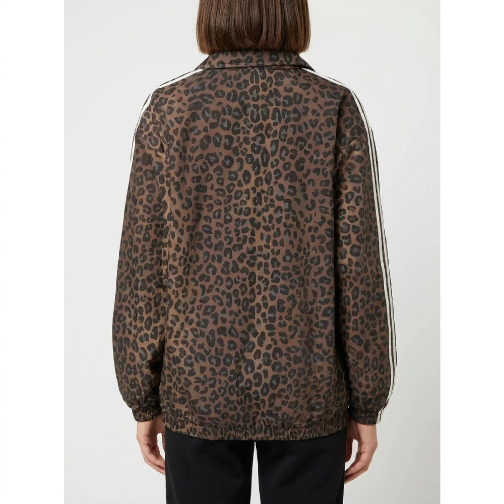 Adidas Leopard Firebird Oversized Track Jacket