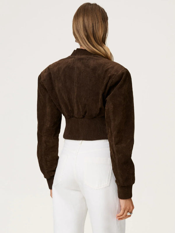 Adoore-Brixen-Cropped-Jacket-Brown