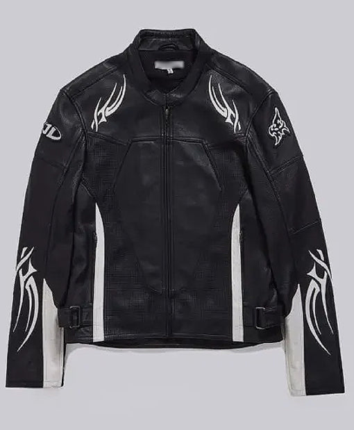 Owen Thiele Adults Season 2 Anton Black Leather Jacket