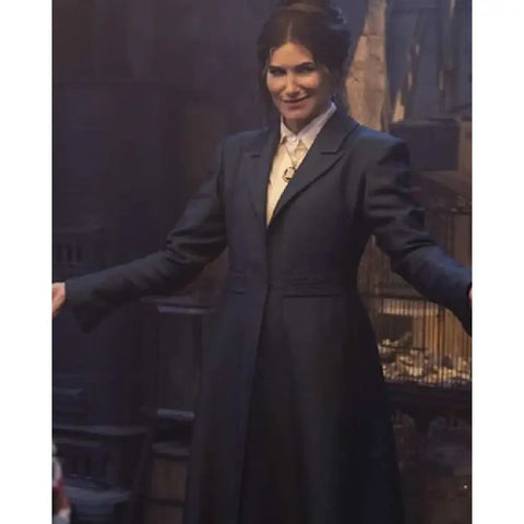 Agatha Harkness Agatha All Along 2024 Black Long Coat