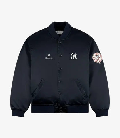 Aime-Leon-Dore-x-New-York-Yankees-Navy-Satin-Varsity-Jacket-700x805