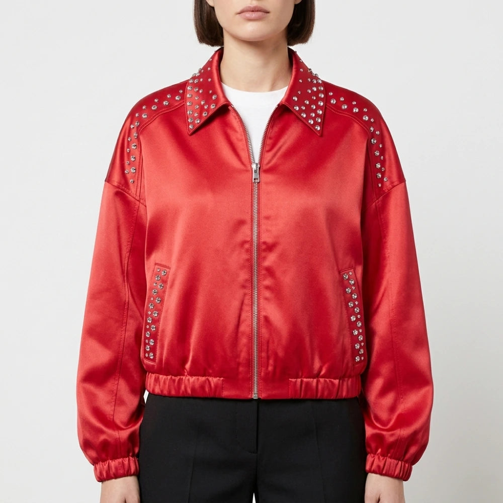 Alanis Morissette 2026 FIFA World Cup Red Studded Jacket for Sale