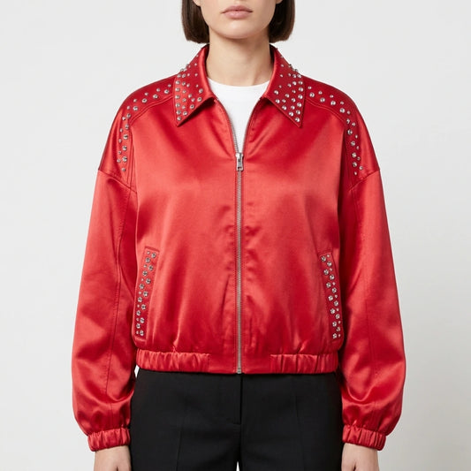 Alanis Morissette 2026 FIFA World Cup Red Studded Jacket for Sale