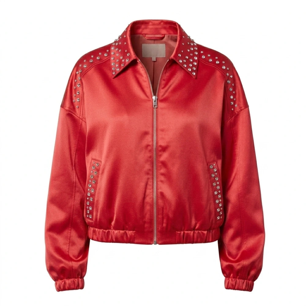 Alanis Morissette 2026 FIFA World Cup Red Studded Jacket