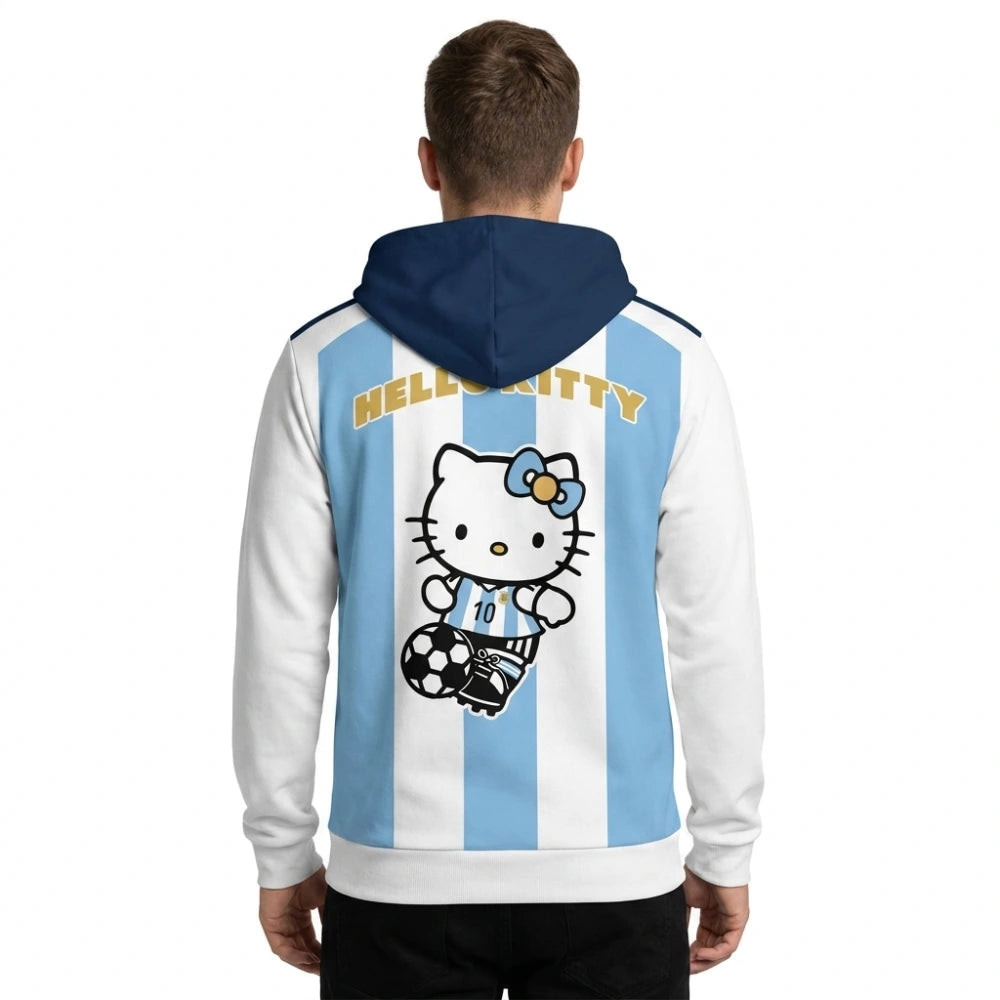 Argentina Soccer Hello Kitty World Cup Hoodie