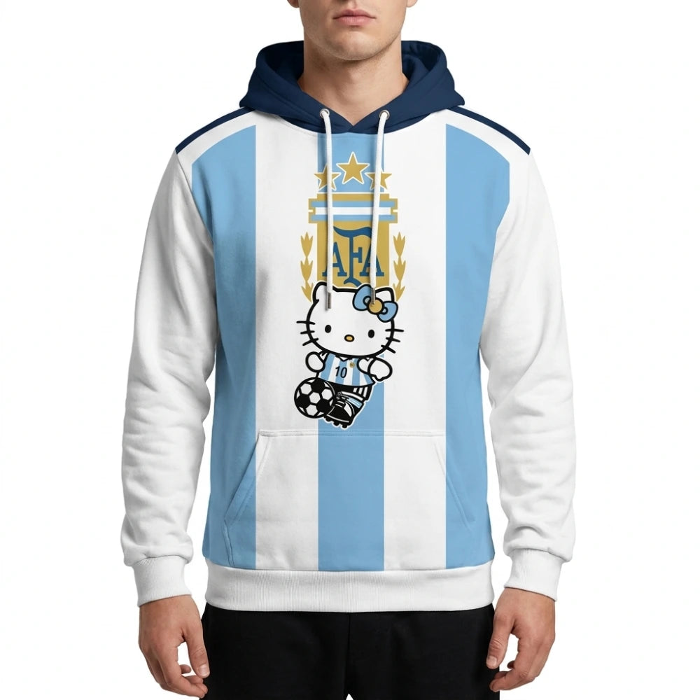 Argentina Soccer Hello Kitty World Cup Hoodie