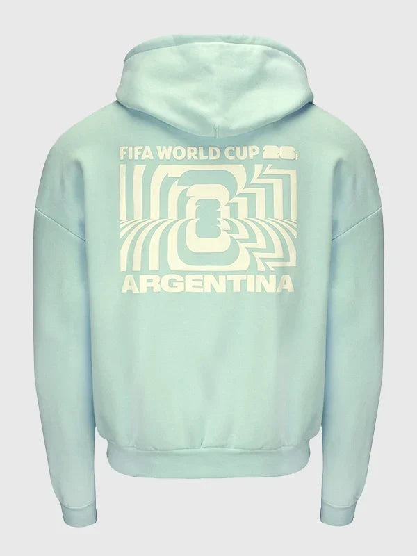 Argentina 2026 FIFA World Cup Sky Blue Puff Hoodie
