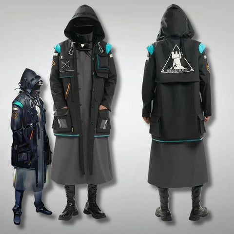 Arknights Rhodes Island Doctor Hooded Coat