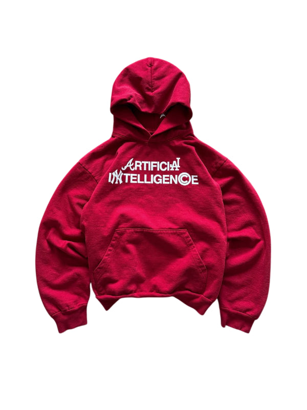 Artificial-Intelligence-Hoodie-Red