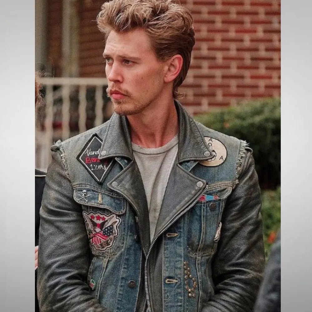 Austin Butler The Bikeriders Denim Vest