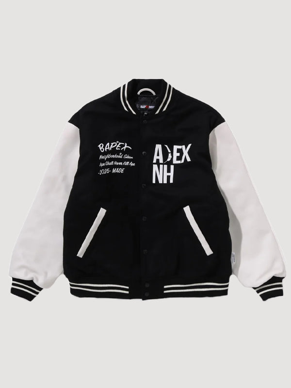BAPE-x-Neighborhood-Varsity-Jacket