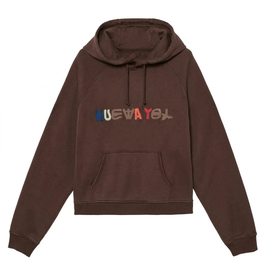 Bad Bunny X Zara Nueva Yol Patches Brown Hoodie