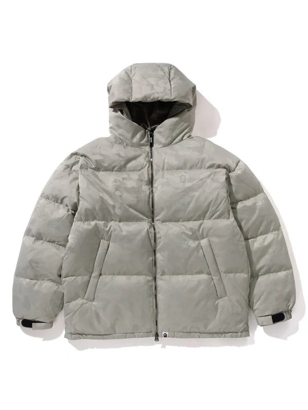 Bape-Solid-Camo-Jacquard-Down-Jacket-Beige