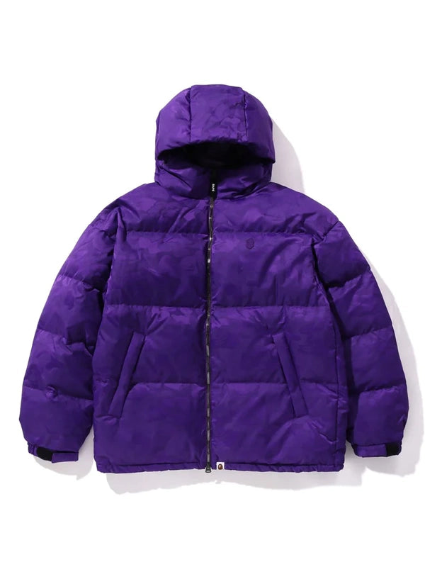Bape-Solid-Camo-Jacquard-Down-Jacket-Purple