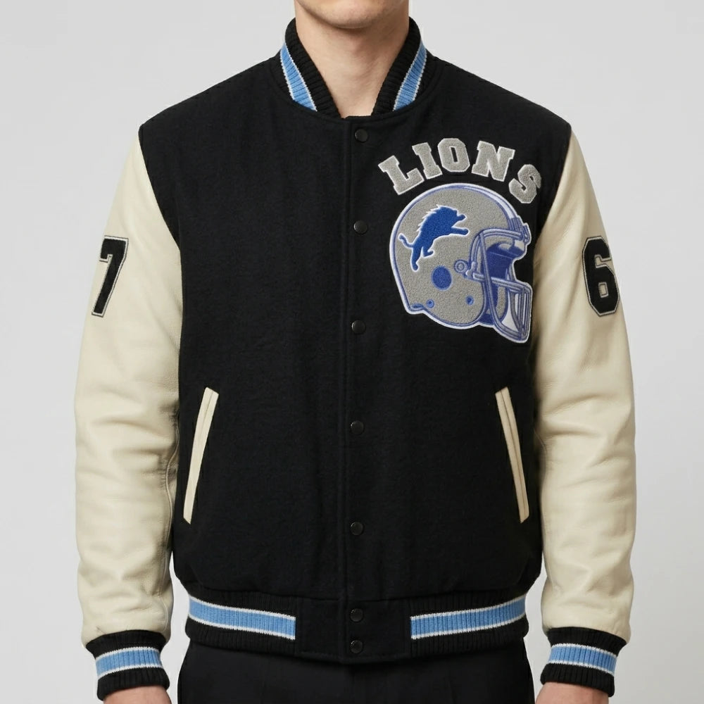 Beverly Hills Cop Axel Foley Detroit Lions Jacket