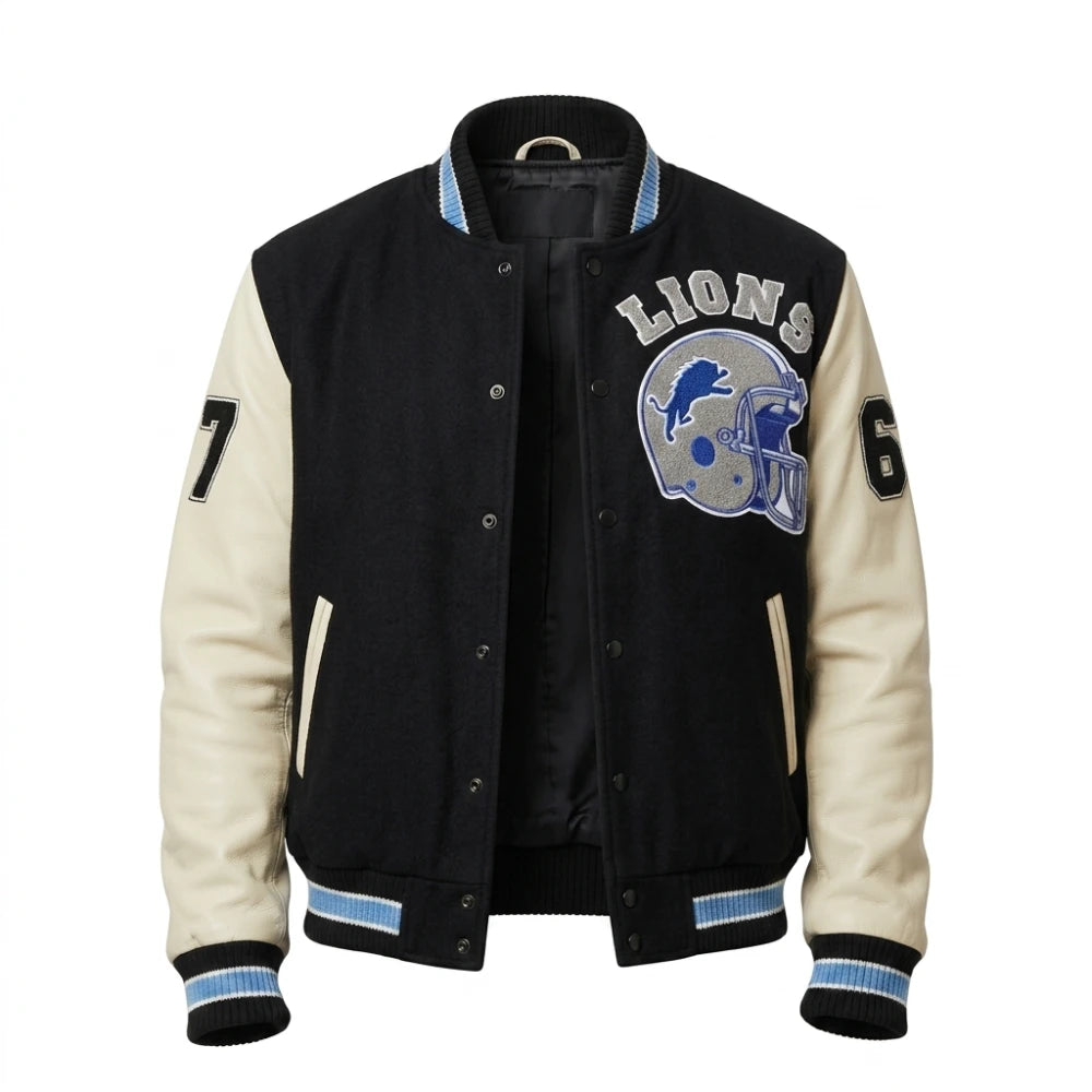 Beverly Hills Cop Axel Foley Detroit Lions Jacket