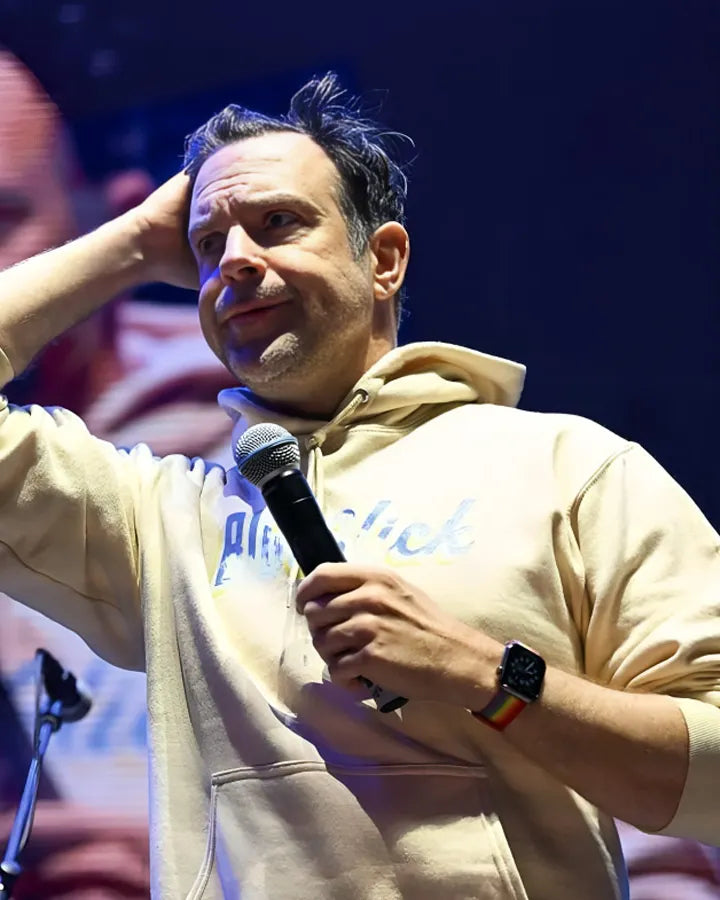 Yellow Hoodie Jason Sudeikis Big Slick