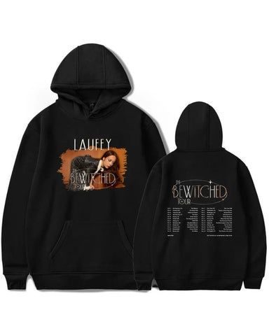 Black Laufey Bewitched Tour 2023 hoodie