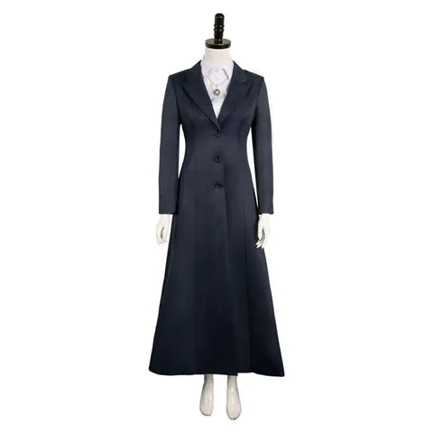 Agatha Harkness Agatha All Along 2024 Black Long Coat